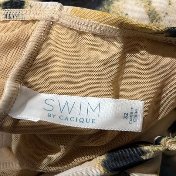 NWT Cacique Mesh Flyaway No-Wire Swim Dress Size 32 - Picture 10 of 11